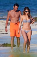 MARIA MENOUNOS in Bikini at a Beach in Mexico 12/29/2016