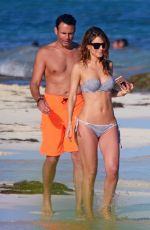 MARIA MENOUNOS in Bikini at a Beach in Mexico 12/29/2016