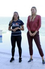 MARIA SHARAPOVA and MONICA PUIG in Puerto Rico 12/15/2016