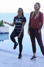 MARIA SHARAPOVA and MONICA PUIG in Puerto Rico 12/15/2016