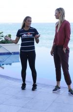 MARIA SHARAPOVA and MONICA PUIG in Puerto Rico 12/15/2016