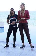 MARIA SHARAPOVA and MONICA PUIG in Puerto Rico 12/15/2016