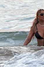 MARIAH CAREY in Swimsuit at a Beach in Maui 11/28/2016