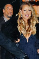 MARIAH CAREY Leaves Beacon Theatre in New York 12/13/2016