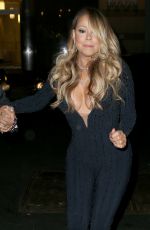 MARIAH CAREY Leaves Beacon Theatre in New York 12/13/2016