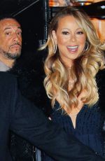 MARIAH CAREY Leaves Beacon Theatre in New York 12/13/2016