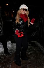 MARIAH CAREY Out for Shopping in Aspen 12/23/2016