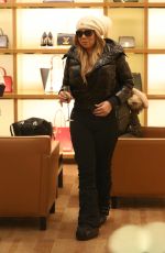 MARIAH CAREY Out for Shopping in Aspen 12/23/2016