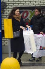 MARICA PELLEGRINELLI Out for Shopping in Milan 12/19/2016