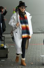 MARION COTILLARD at Tegel Airport in Berlin 11/30/2016