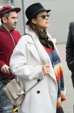 MARION COTILLARD at Tegel Airport in Berlin 11/30/2016