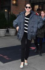 MARION COTILLARD Leaves Her Hotel in New York 12/12/2016