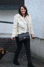 MARTINE MCCUTCHEON Leaves ITV Studios in London 12/22/2016