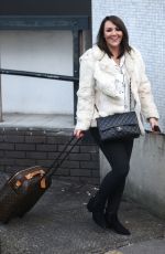 MARTINE MCCUTCHEON Leaves ITV Studios in London 12/22/2016