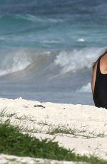 MARY KATE ROBERTSON in Swimsuit on the Beach in Tulum 12/04/2016