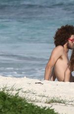 MARY KATE ROBERTSON in Swimsuit on the Beach in Tulum 12/04/2016