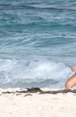 MARY KATE ROBERTSON in Swimsuit on the Beach in Tulum 12/04/2016