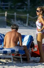 MARYSOL PATTON in Swimsuit at a Beach in Miami 12/15/2016