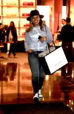 MECHELLE EPPS Out Shopping on Rodeo Drive in Los Angeles 12/22/2016