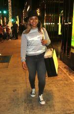 MECHELLE EPPS Out Shopping on Rodeo Drive in Los Angeles 12/22/2016