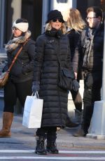 MEG RYAN Out Shopping in New York 12/20/2016