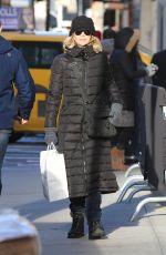 MEG RYAN Out Shopping in New York 12/20/2016