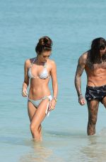 MEGAN MCKENNA in Bikini at a Beach in Dubai 12/13/2016