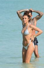MEGAN MCKENNA in Bikini at a Beach in Dubai 12/13/2016