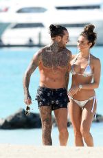 MEGAN MCKENNA in Bikini at a Beach in Dubai 12/13/2016