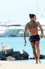 MEGAN MCKENNA in Bikini at a Beach in Dubai 12/13/2016