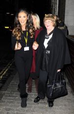 MEGAN MCKENNA Leaves Adelphi Theatre in London 12/11/2016