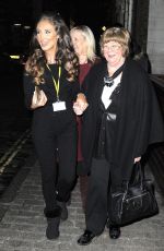 MEGAN MCKENNA Leaves Adelphi Theatre in London 12/11/2016