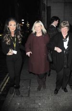 MEGAN MCKENNA Leaves Adelphi Theatre in London 12/11/2016