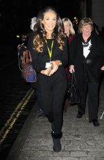 MEGAN MCKENNA Leaves Adelphi Theatre in London 12/11/2016