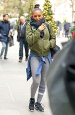 MELANIE BROWN Heading to a Gym in New York 12/16/2016