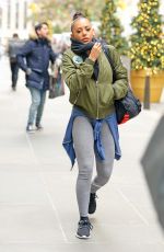 MELANIE BROWN Heading to a Gym in New York 12/16/2016