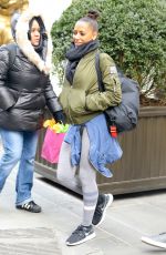 MELANIE BROWN Heading to a Gym in New York 12/16/2016