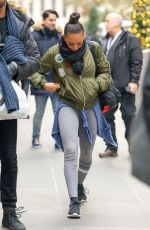 MELANIE BROWN Heading to a Gym in New York 12/16/2016
