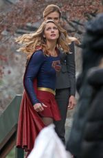 MELISSA BENOIST on the Set of 