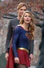 MELISSA BENOIST on the Set of 