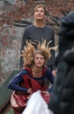 MELISSA BENOIST on the Set of 