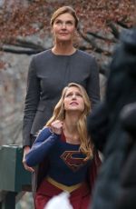 MELISSA BENOIST on the Set of 