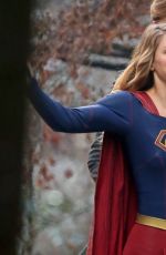 MELISSA BENOIST on the Set of 