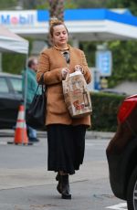 MENA SUVARI Shopping at Bristol Farms in West Hollywood 12/23/2016