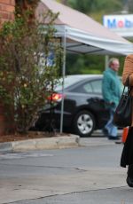 MENA SUVARI Shopping at Bristol Farms in West Hollywood 12/23/2016