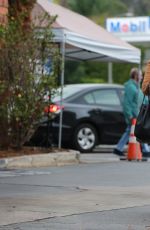 MENA SUVARI Shopping at Bristol Farms in West Hollywood 12/23/2016