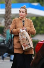 MENA SUVARI Shopping at Bristol Farms in West Hollywood 12/23/2016