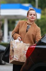 MENA SUVARI Shopping at Bristol Farms in West Hollywood 12/23/2016