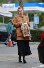MENA SUVARI Shopping at Bristol Farms in West Hollywood 12/23/2016