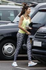 MICHELLE KEEGAN Leaves a Gym in Essex 12/15/2016